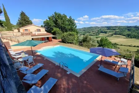 Villa Casa Al Pino, 4 chambres avec piscine et vue vallée : photo 2