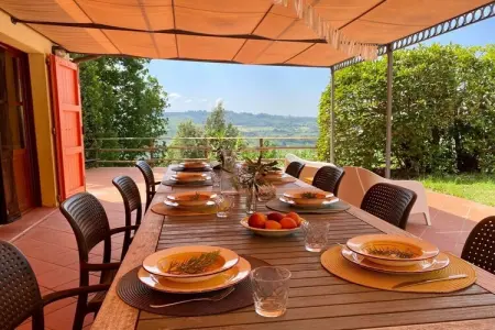 Villa Casa Al Pino, 4 chambres avec piscine et vue vallée : photo 4