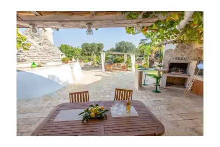 Trullo Suenn avec piscine privée à San Michele Salentino : photo 17