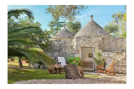 Trullo L'Alcova, maison traditionnelle en oliveraie : photo 2