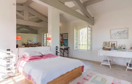 Maison en pierre avec piscine privée et cheminée à Aix-en-Provence : photo 4