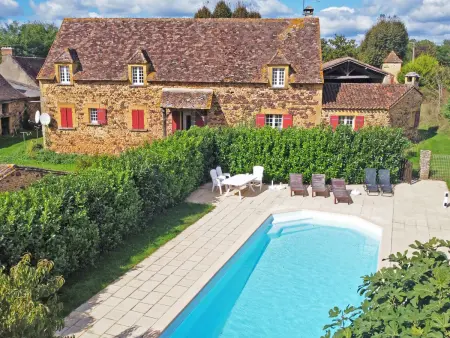 Maison périgourdine avec piscine privée - 8 pers. : photo 1