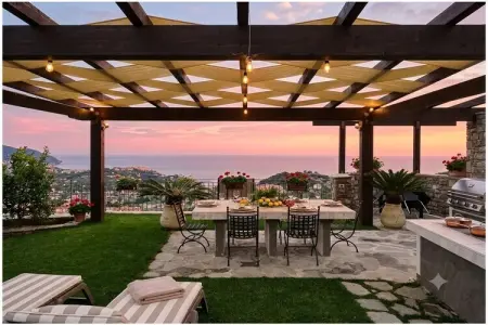 Maison Olimpia : villa avec jardin, vue mer, Imperia : photo 5