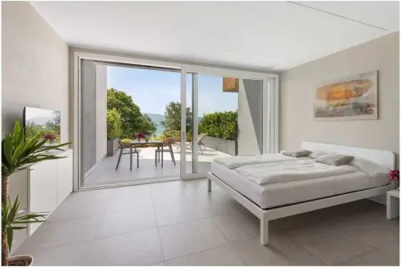 Studio Sole avec piscine chauffée solaire à Trarego Viggiona : photo 10