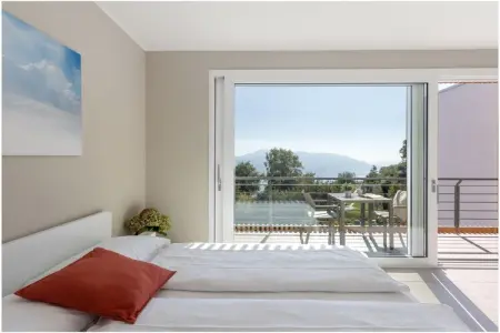 Studio Nuvola avec piscine et vue lac, Trarego Viggiona : photo 12