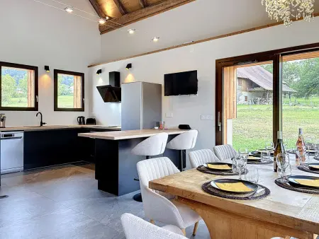 La Grange à Luc : maison 7 pièces, vue montagnes, Lescheraines : photo 4