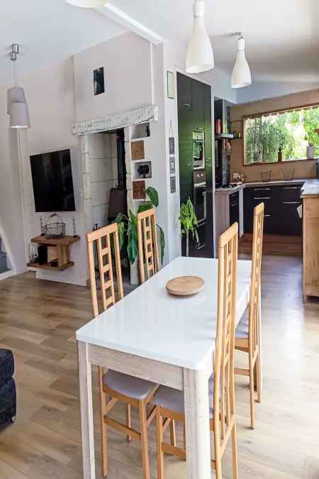 Maison avec piscine chauffée et calme, Ares, 11 personnes : photo 15