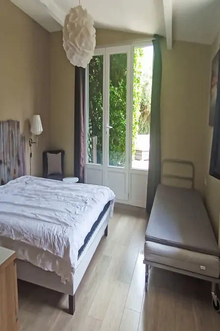Maison avec piscine chauffée et calme, Ares, 11 personnes : photo 22