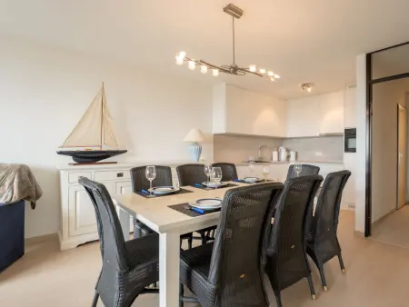 Appartement vue mer avec parking et clim à Bredene : photo 8