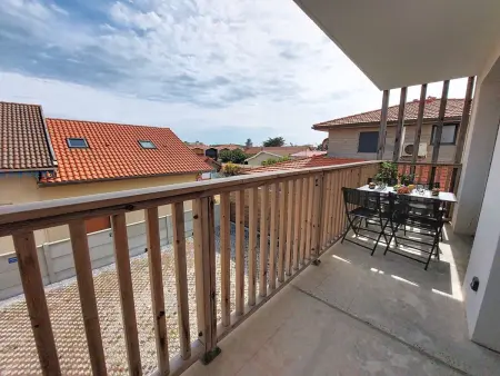 Les Alizés : appartement 3 pièces avec balcon à Mimizan : photo 8