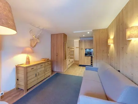 Studio 27 m² rénové, balcon sud, Val Claret à Tignes : photo 4