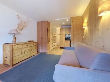 Studio 27 m² rénové, balcon sud, Val Claret à Tignes : photo 5