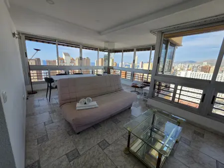 Appartement équipé avec vue mer - 5 pers., Appartement 5 personnes à Benidorm : photo 2