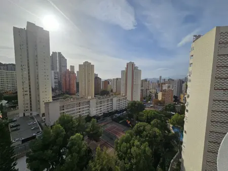 Studio moderne vue mer à Benidorm, 3 personnes, piscine : photo 16