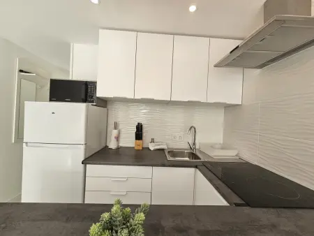 Studio moderne vue mer à Benidorm, 3 personnes, piscine : photo 21