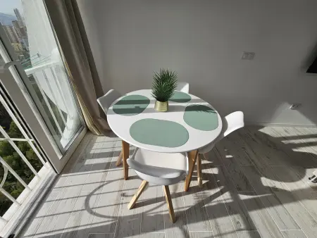 Studio moderne vue mer à Benidorm, 3 personnes, piscine : photo 22