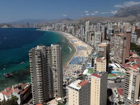 Appartement vue mer front de plage à Benidorm, 2 chambres : photo 1