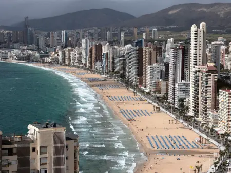 Appartement vue mer front de plage à Benidorm, 2 chambres : photo 9