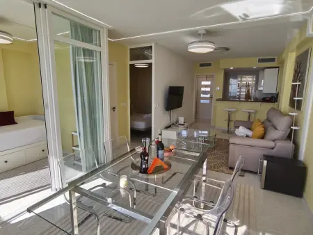 Appartement vue mer front de plage à Benidorm, 2 chambres : photo 12