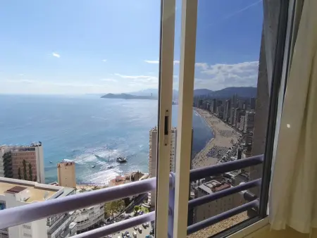 Appartement vue mer front de plage à Benidorm, 2 chambres : photo 18