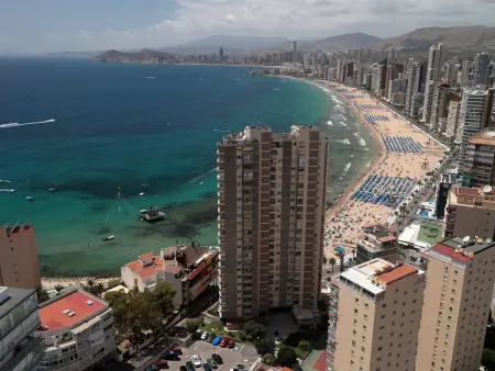 Appartement vue mer front de plage à Benidorm, 2 chambres : photo 19