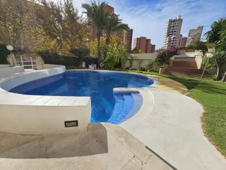 Appartement à Benidorm avec vue piscine, climatisation et parking : photo 34