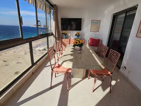 Appartement vue mer front de plage à Benidorm, 2 chambres : photo 7