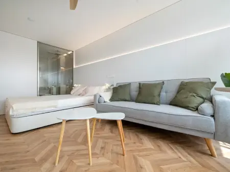 Studio confortable, vue mer - 3 pers., Appartement 3 personnes à La Pineda : photo 3