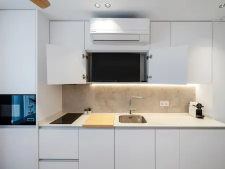 Studio confortable, vue mer - 3 pers., Appartement 3 personnes à La Pineda : photo 11