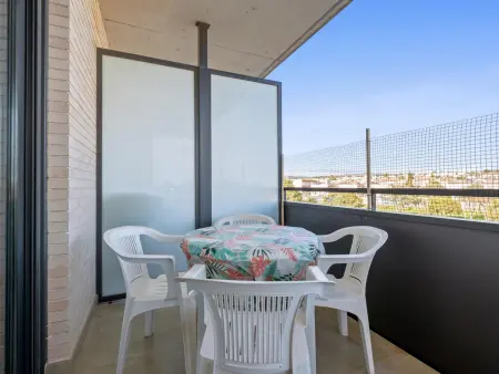 Appartement avec piscine et parking - 5 pers., Appartement 5 personnes à Torredembarra : photo 4