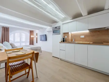 Loft cosy avec vue sur la Plaça Major à Montblanc : photo 1