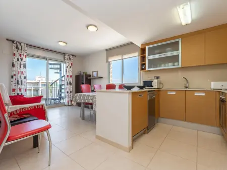 Appartement vue mer face à la plage à Miami Platja, 6 pers. : photo 8