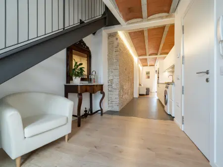 Appartement historique, animaux admis - 6 pers., Appartement 6 personnes à Montblanc : photo 8