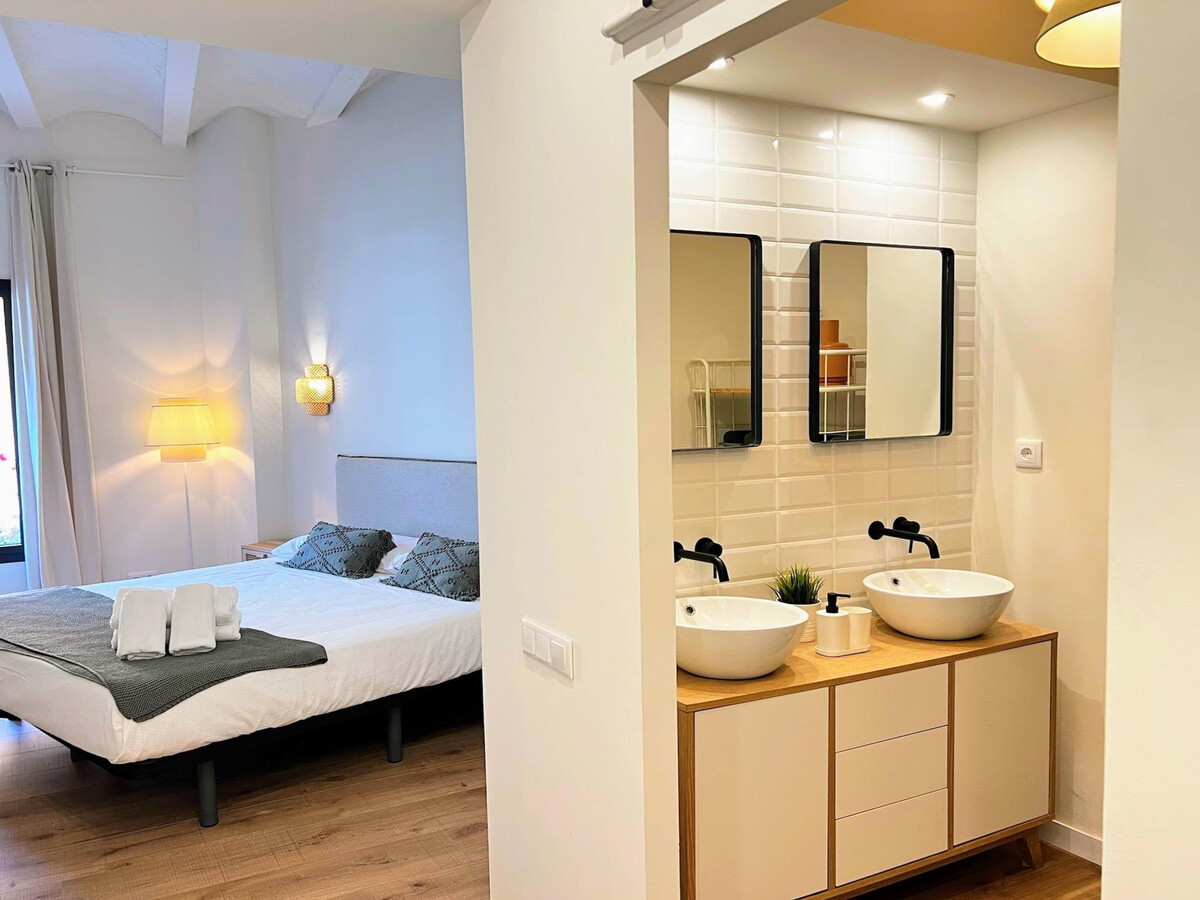 Appartement tout confort centre-ville - 6 pers., Appartement 6 personnes à Sant Pol de Mar - Photo 13