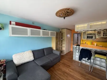 Studio rénové, vue panoramique - 4 pers., Appartement 4 personnes à Pra Loup : photo 2