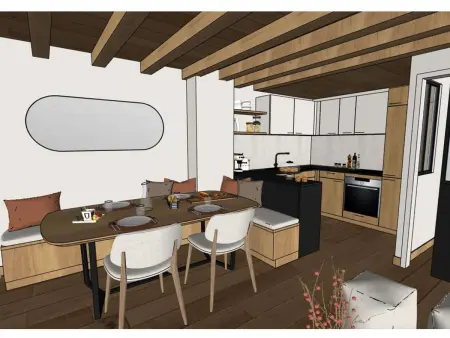 Appartement moderne vue montagne - 8 pers., Appartement 8 personnes à Méribel : photo 2