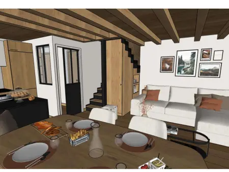 Appartement moderne vue montagne - 8 pers., Appartement 8 personnes à Méribel : photo 6