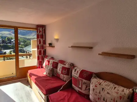 Appartement, animaux OK, parking - vue montagne, Appartement 4 personnes à Plagne Soleil : photo 3