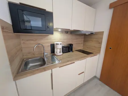 Appartement, animaux OK, parking - vue montagne, Appartement 4 personnes à Plagne Soleil : photo 5