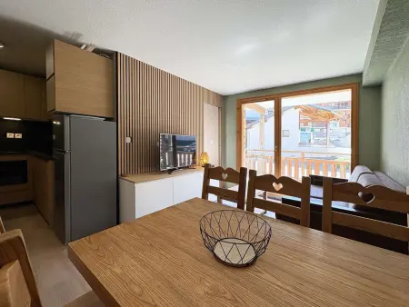 Appartement rénové aux Orres 1800, skis aux pieds, 6 pers. : photo 3