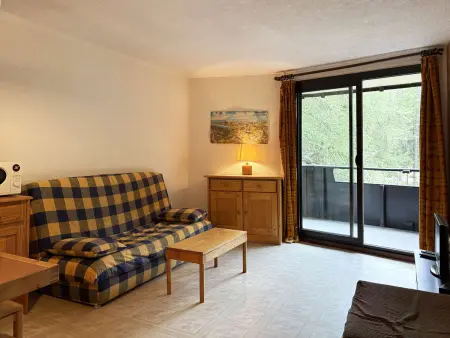 Studio chaleureux avec vue forêt - 4 pers., Appartement 4 personnes à Les Orres : photo 1
