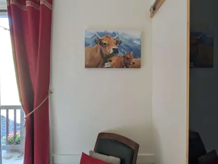Appartement chaleureux, animaux OK, vue Mt Blanc : photo 13