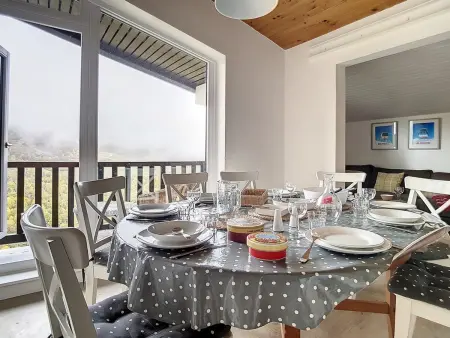 Duplex 3 chambres avec 2 balcons aux pieds des pistes, Les Menuires : photo 3