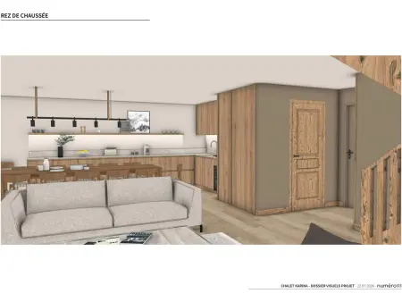 Duplex 101 m² aux Menuires, départ skis au pied, 5 chambres : photo 3