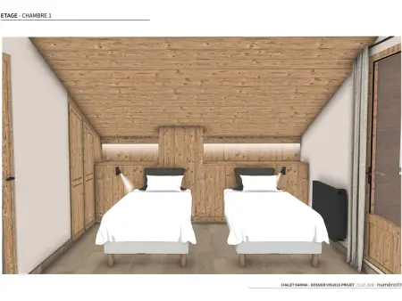 Duplex 101 m² aux Menuires, départ skis au pied, 5 chambres : photo 6