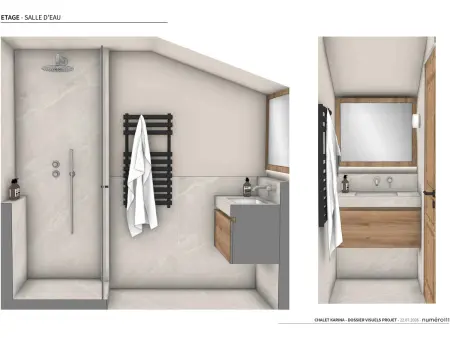 Duplex 101 m² aux Menuires, départ skis au pied, 5 chambres : photo 7