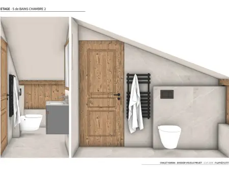 Duplex 101 m² aux Menuires, départ skis au pied, 5 chambres : photo 9