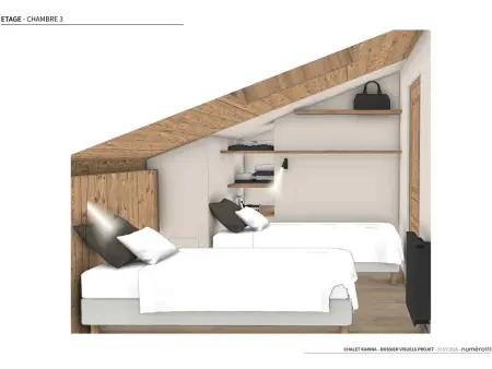 Duplex 101 m² aux Menuires, départ skis au pied, 5 chambres : photo 10