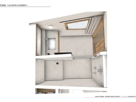 Duplex 101 m² aux Menuires, départ skis au pied, 5 chambres : photo 12