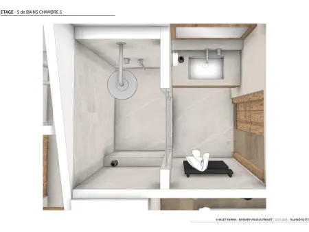 Duplex 101 m² aux Menuires, départ skis au pied, 5 chambres : photo 14